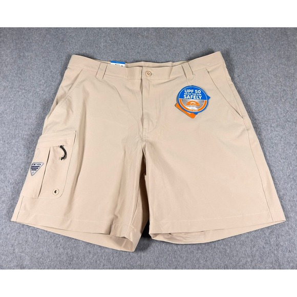 Columbia Sportswear Company Other - NWT Columbia Men's Shorts Deep Waves Lightweight UPF 50 Omni Shield 38 x 8" Tan